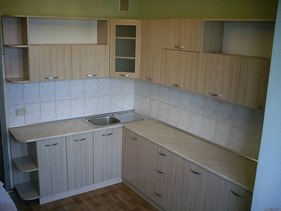 Прованс східна пластик кухня Deluxe, ДСП 1м Варіант 1719