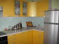 Минимализм немецкая крашенная кухня Germes, ДСП 1м Вариант 278