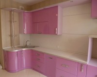 Кантри американская пластиковая кухня Germes Вариант 1, ДСП 1м Вариант 429