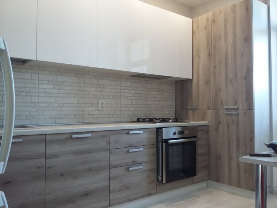 Кантрі східна пластикова кухня Deluxe, ДСП 1м Варіант 1544