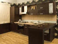 Кантрі німецька пластик кухня Deluxe, ДСП 1м Варіант 1559