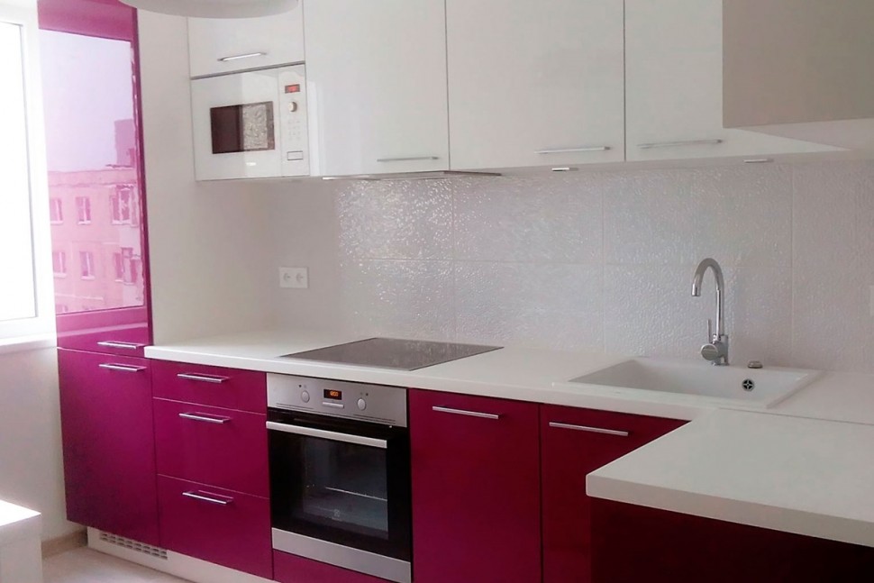 Бароко американська фарбована кухня Deluxe, ДСП 1м Варіант 1206