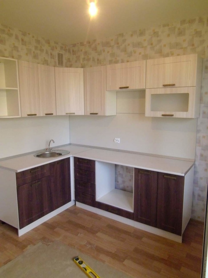 Лофт американська пластик кухня Deluxe, ДСП 1м Варіант 1622