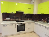 Синяя кухня 2 метра угловая Germes ДСП, МДФ 1 метр Вариант 2490