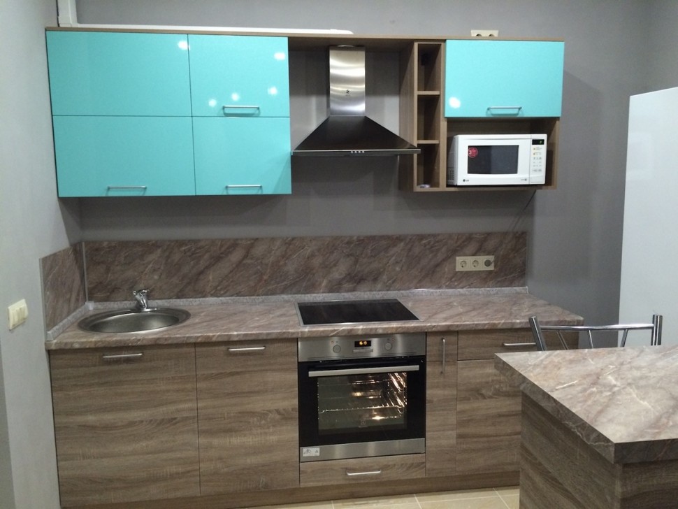 Лофт італійська фарбована кухня Deluxe, ДСП 1м Варіант 1338