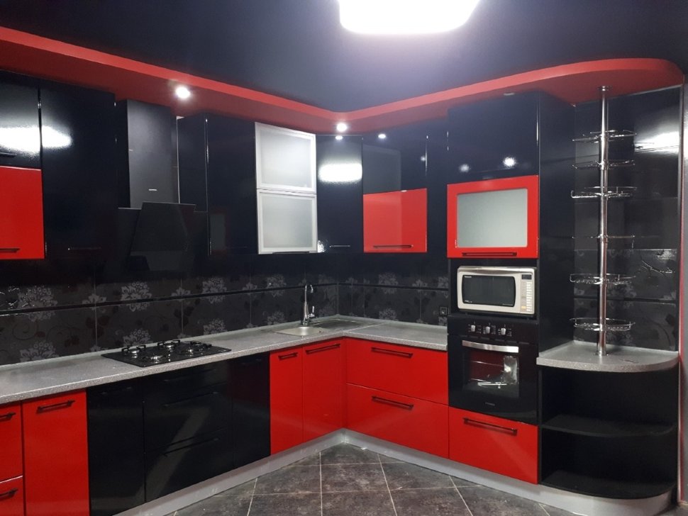 Минимализм итальянская крашенная кухня Germes, ДСП 1м Вариант 270