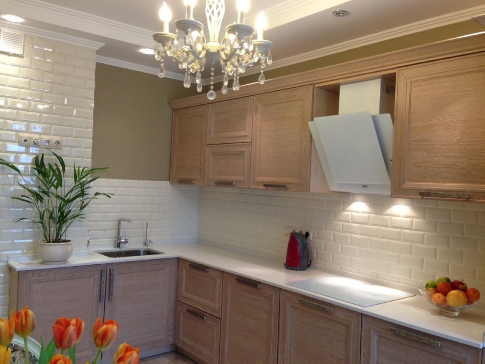 Блакитна кухня 2 метри кутова Germes ДСП, МДФ 1 метр Варіант 2293