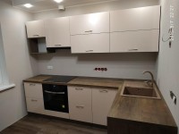 Классическая американская пластик кухня Germes, ДСП 1м Вариант 492