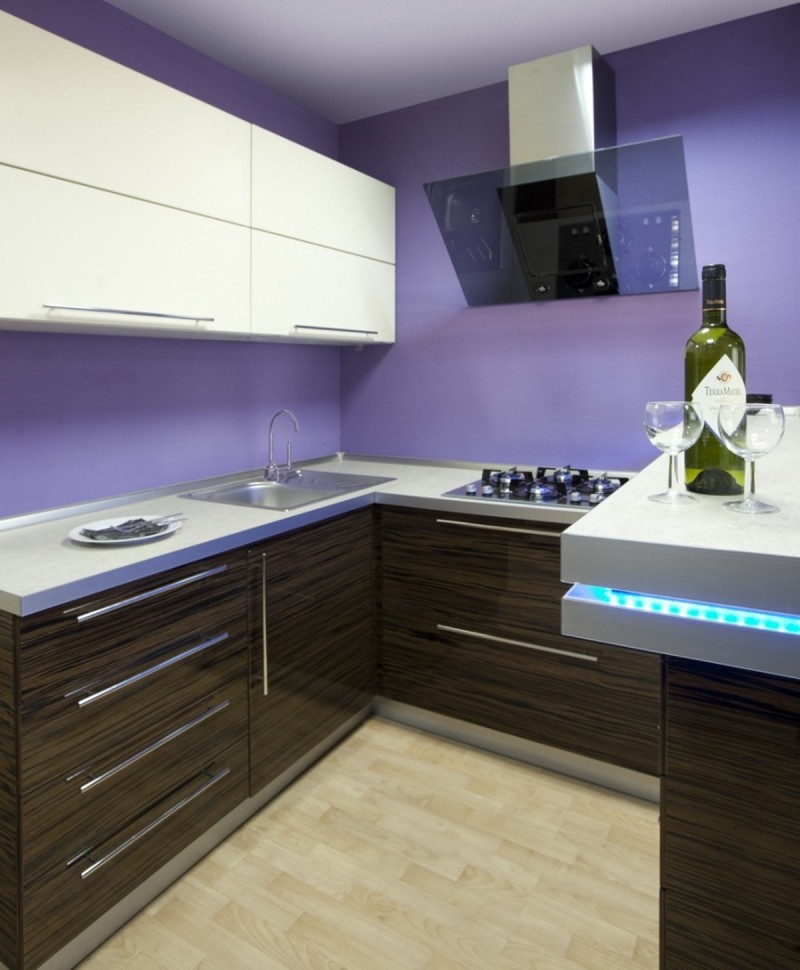 Класика європейська пластикова кухня Deluxe, ДСП 1м Варіант 1573