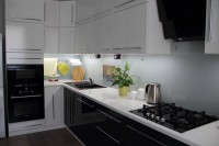Помаранчева кухня 2 метри кутова Germes ДСП, МДФ 1 метр Варіант 2434