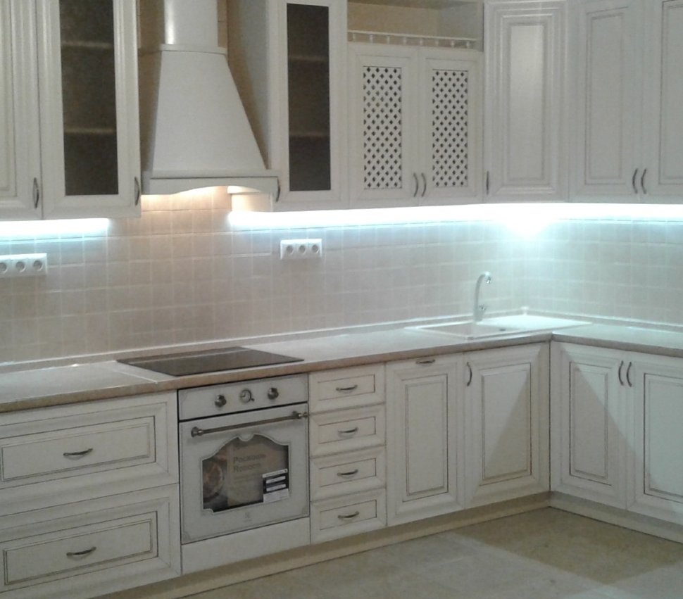 Минимализм итальянская кухня из натурального дерева Germes, ДСП 1м Вариант 59