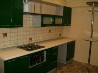 Лофт европейская крашенная кухня Germes, ДСП 1м Вариант 229
