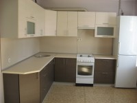 Рококо американская пластиковая кухня Germes, ДСП 1м Вариант 643