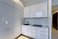 Лофт европейская крашенная кухня Germes, ДСП 1м Вариант 231