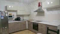 Классическая немецкая пластиковая кухня Germes, ДСП 1м Вариант 511
