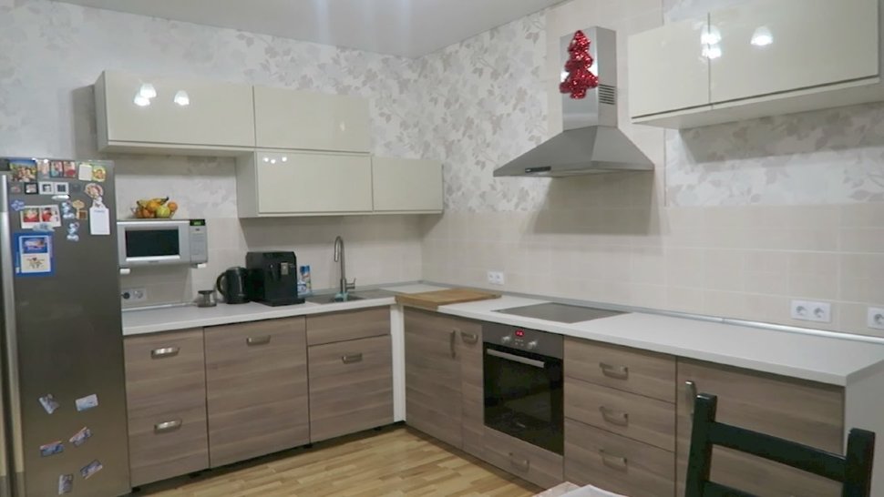 Классическая немецкая пластиковая кухня Germes, ДСП 1м Вариант 511
