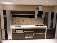 Кантри немецкая кухня стекло Deluxe, ДСП 1м Вариант 1836