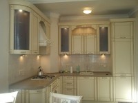 Коричнева кухня 3 метри кутова Germes ДСП, МДФ 1 метр Варіант 2378