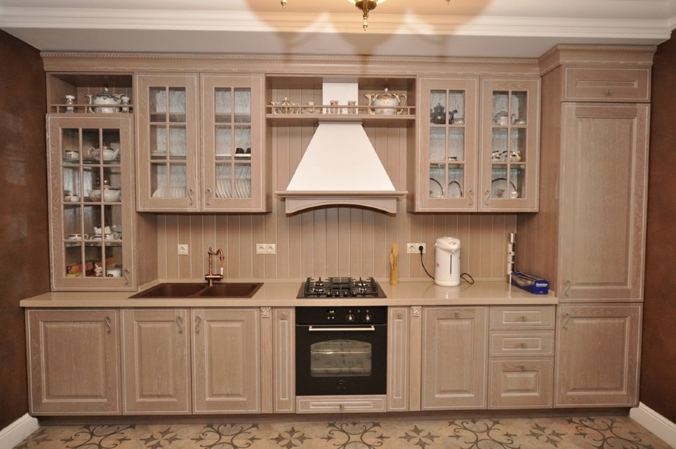 Класcика восточная кухня стекло Germes, ДСП 1м Вариант 998