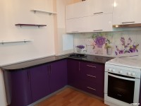 Кантри американская пластиковая кухня Germes, ДСП 1м Вариант 430