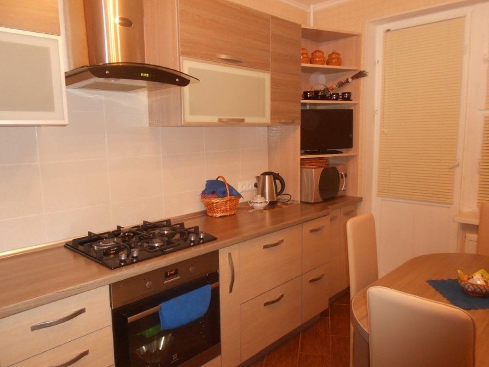 Лофт американская пластиковая кухня Germes, ДСП 1м Вариант 525