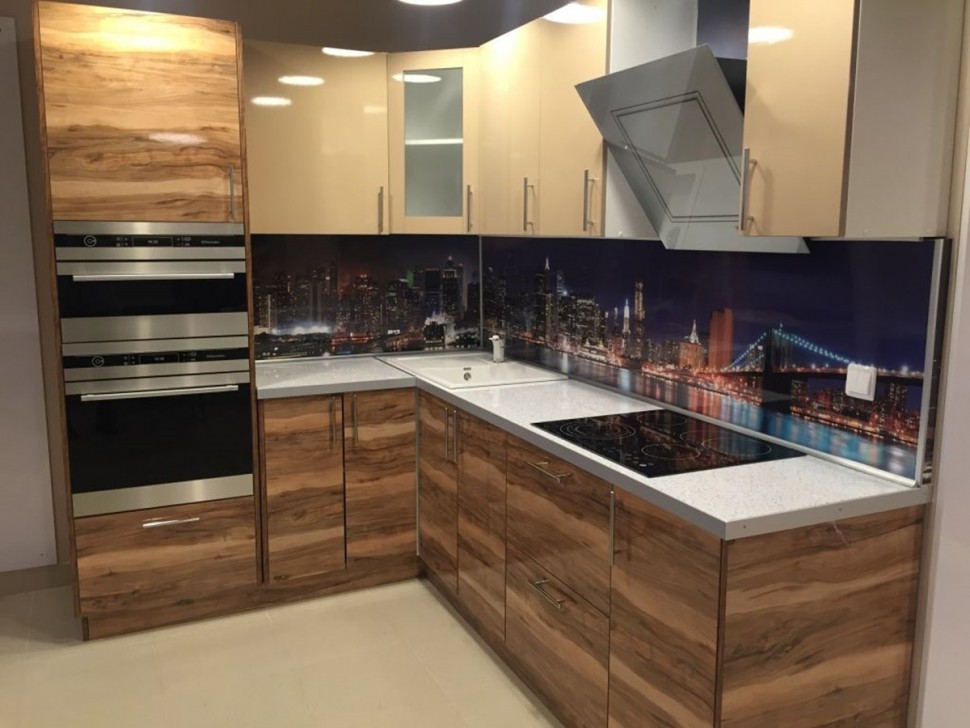 Бароко європейська фарбована кухня Deluxe, ДСП 1м Варіант 1212