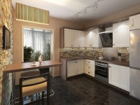 Біла кухня на замовлення кутова Germes ДСП, МДФ 1 метр Варіант 2282