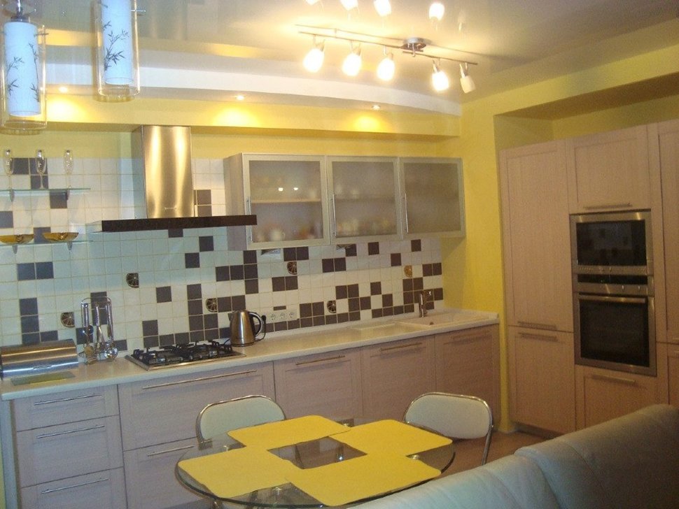Классическая европейская стеклянная кухня Germes, ДСП 1м Вариант 750