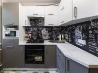 Рококо итальянская пластик кухня Germes, ДСП 1м Вариант 658