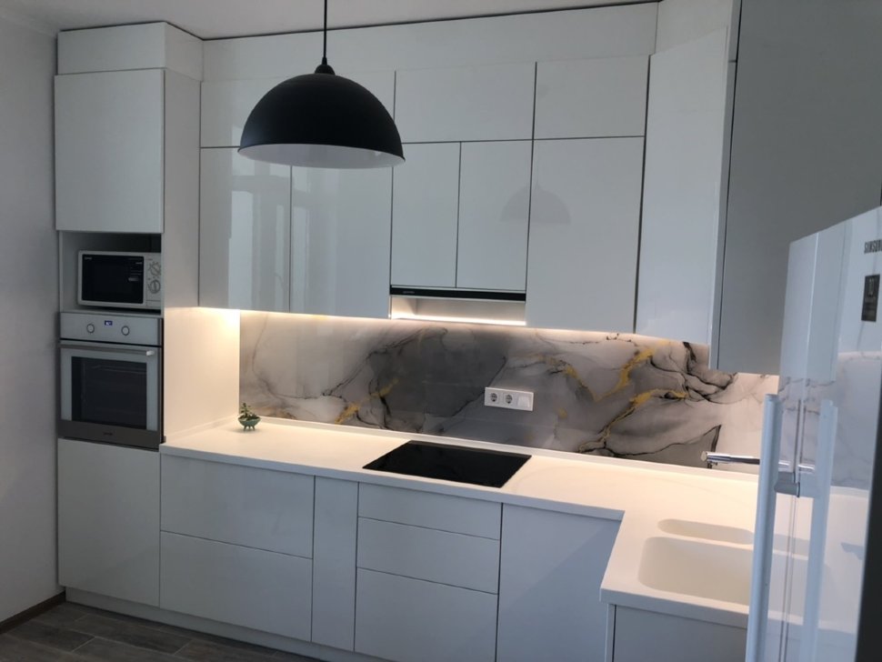 Класcика европейская крашенная кухня Germes, ДСП 1м Вариант 170