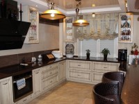 Зелена кухня на замовлення кутова Germes ДСП, МДФ 1 метр Варіант 2368