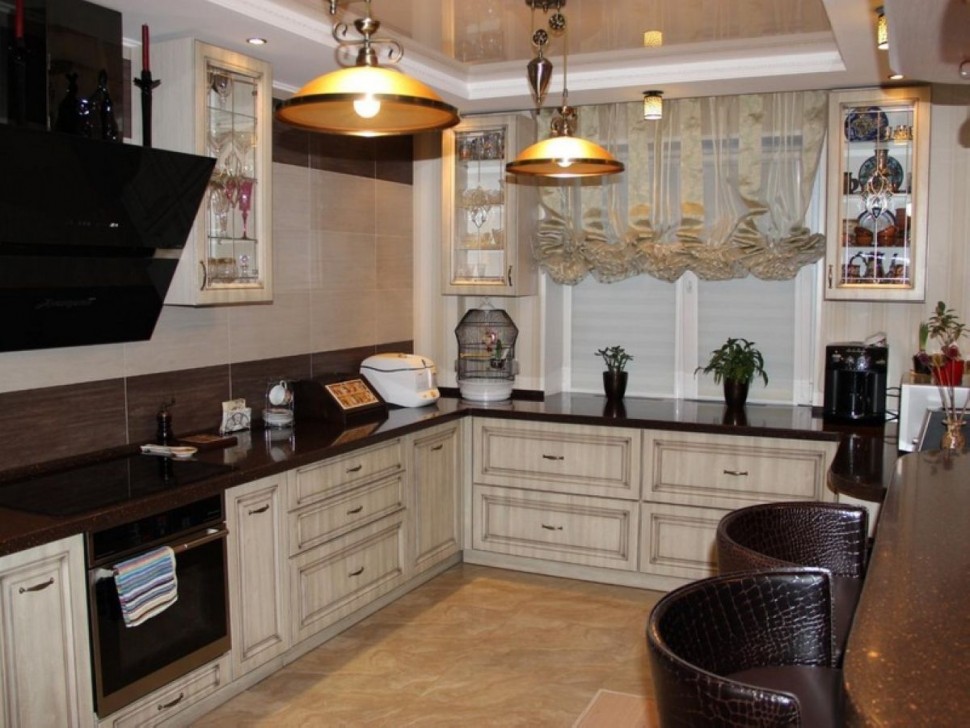 Зелена кухня на замовлення кутова Germes ДСП, МДФ 1 метр Варіант 2368