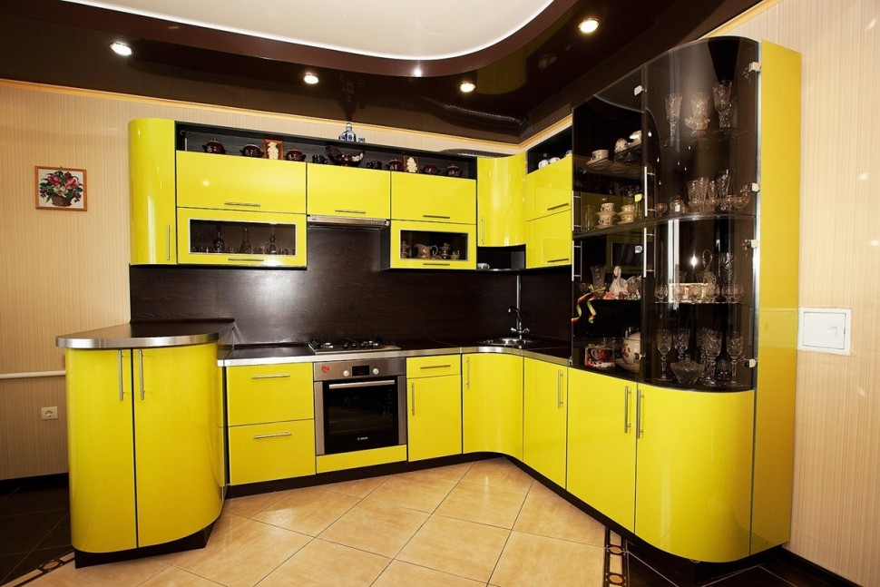 Класcика американская крашенная кухня Deluxe, ДСП 1м Вариант 1261
