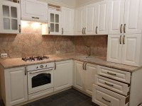 Кантри европейская фрезерованный мдф кухня Deluxe, ДСП 1м Вариант 1824