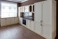 Барокко восточная фрезерованный мдф кухня Deluxe, ДСП 1м Вариант 1810