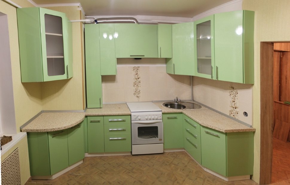 Лофт американская крашенная кухня Germes, ДСП 1м Вариант 213