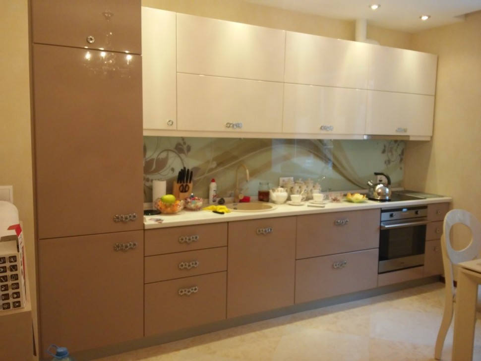 Рожеві меблі для кухні кутові Germes ДСП, МДФ 1 метр Варіант 2485