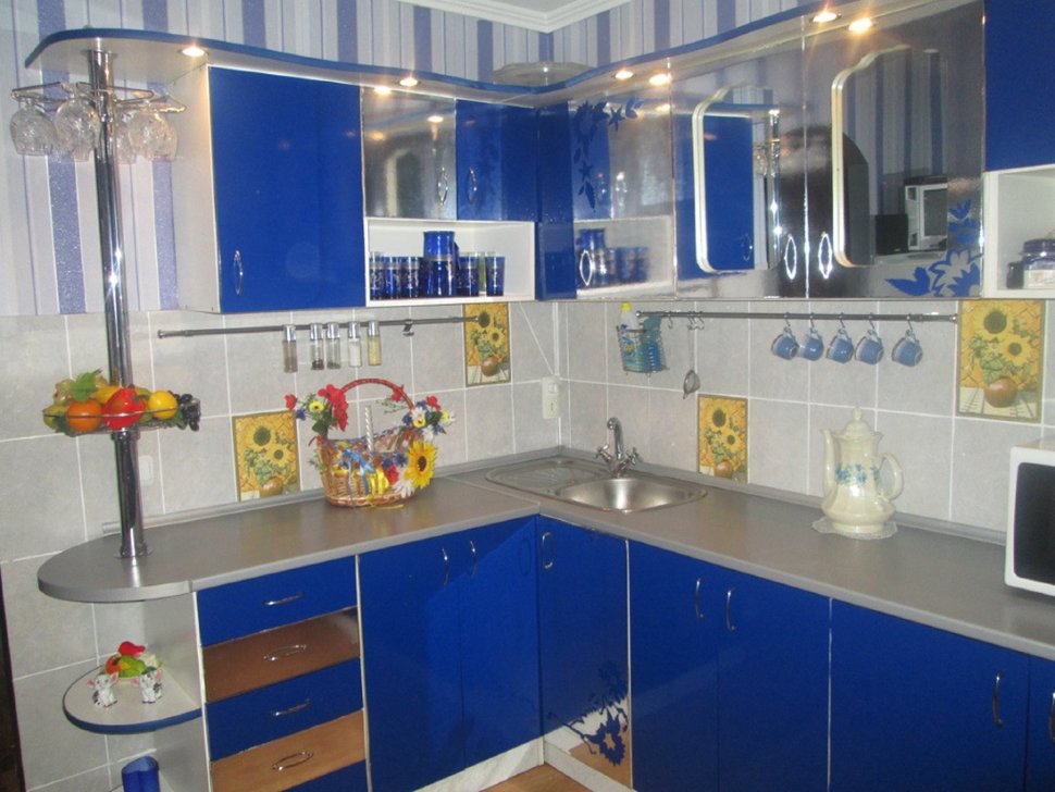Классическая европейская пластиковая кухня Germes, ДСП 1м Вариант 501