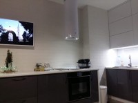 Барокко европейская пластик кухня Deluxe, ДСП 1м Вариант 1514