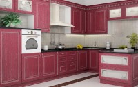 Прованс восточная кухня стекло Deluxe, ДСП 1м Вариант 2230