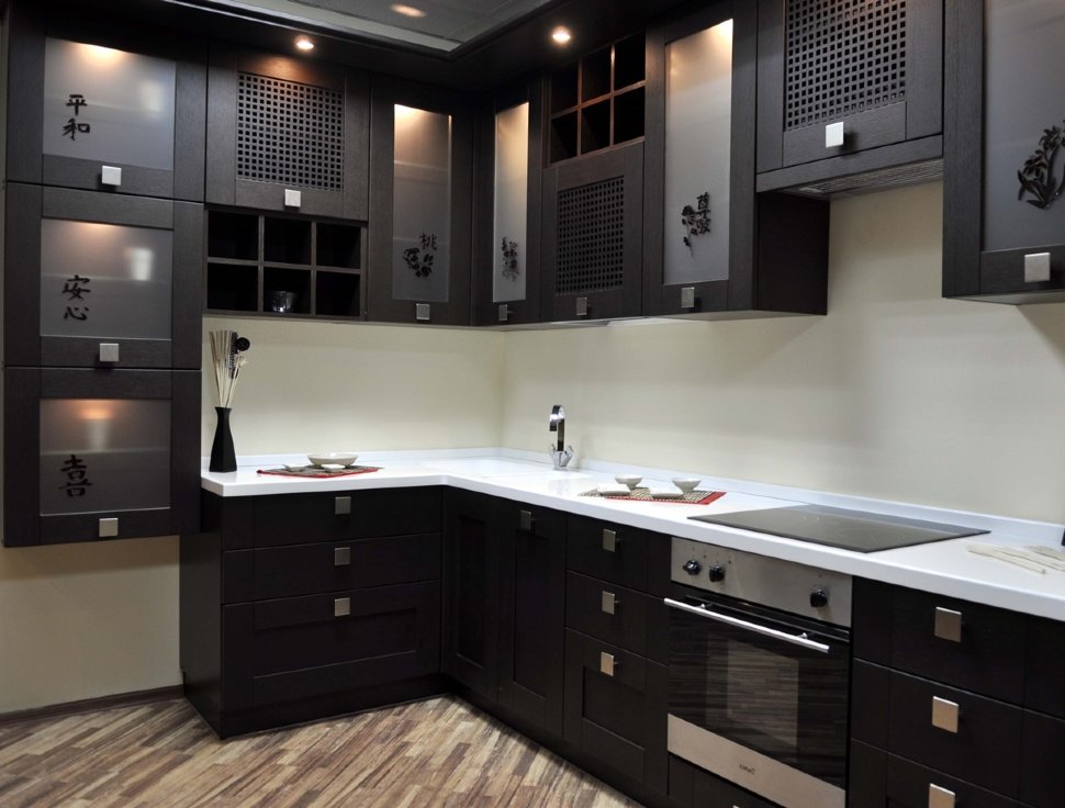 Лофт итальянская кухня краска Germes, ДСП 1м Вариант 238