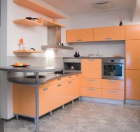 Лофт итальянская кухня краска Germes, ДСП 1м Вариант 239