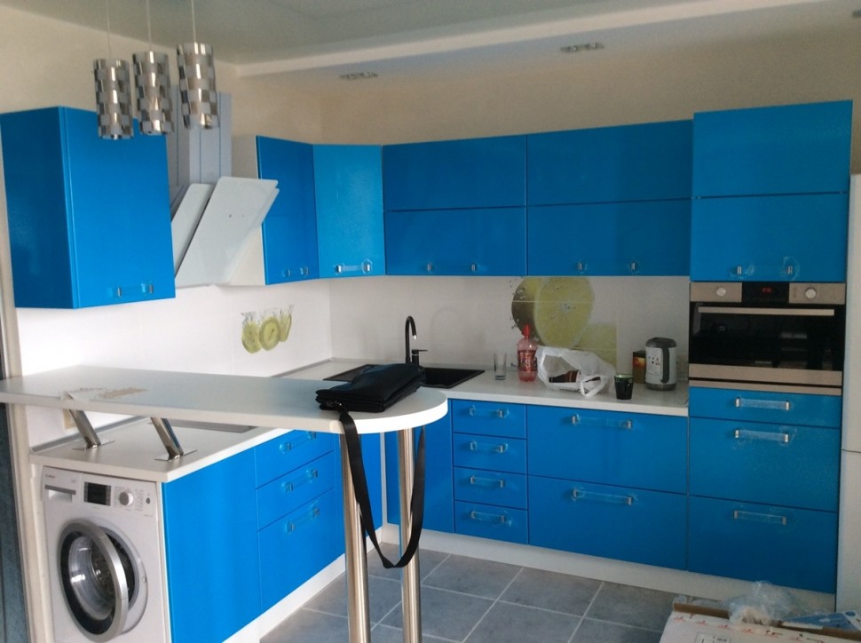 Мінімалізм американська кухня фарба Deluxe, ДСП 1м Варіант 1359