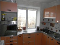 Классическая немецкая пластиковая кухня Germes, ДСП 1м Вариант 512