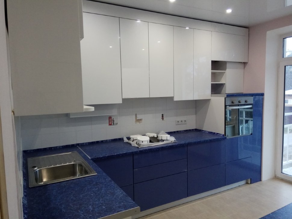 Прованс американская крашенная кухня Germes, ДСП 1м Вариант 316