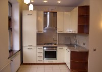 Минимализм итальянская пластик кухня Germes, ДСП 1м Вариант 568