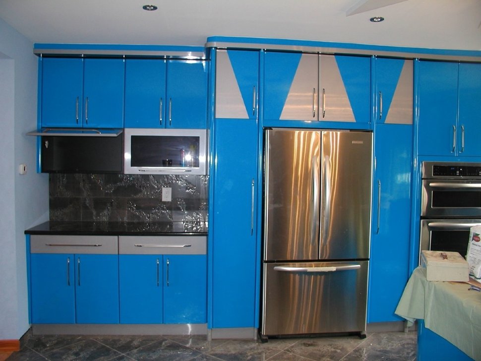 Кантри американская крашенная кухня Germes, ДСП 1м Вариант 135