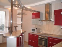 Класcика европейская пластиковая кухня Germes, ДСП 1м Вариант 470