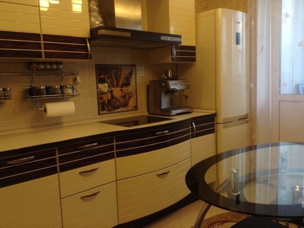 Зелена кухня інтер'єр кутова Germes ДСП, МДФ 1 метр Варіант 2366