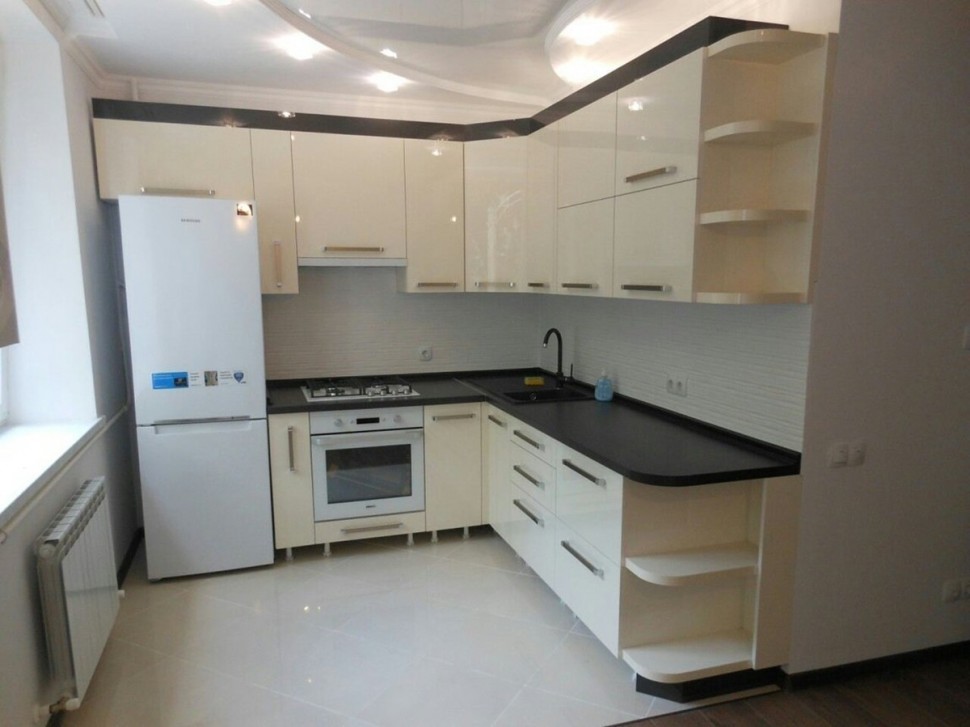 Кантрі італійська пластик кухня Deluxe, ДСП 1м Варіант 1555